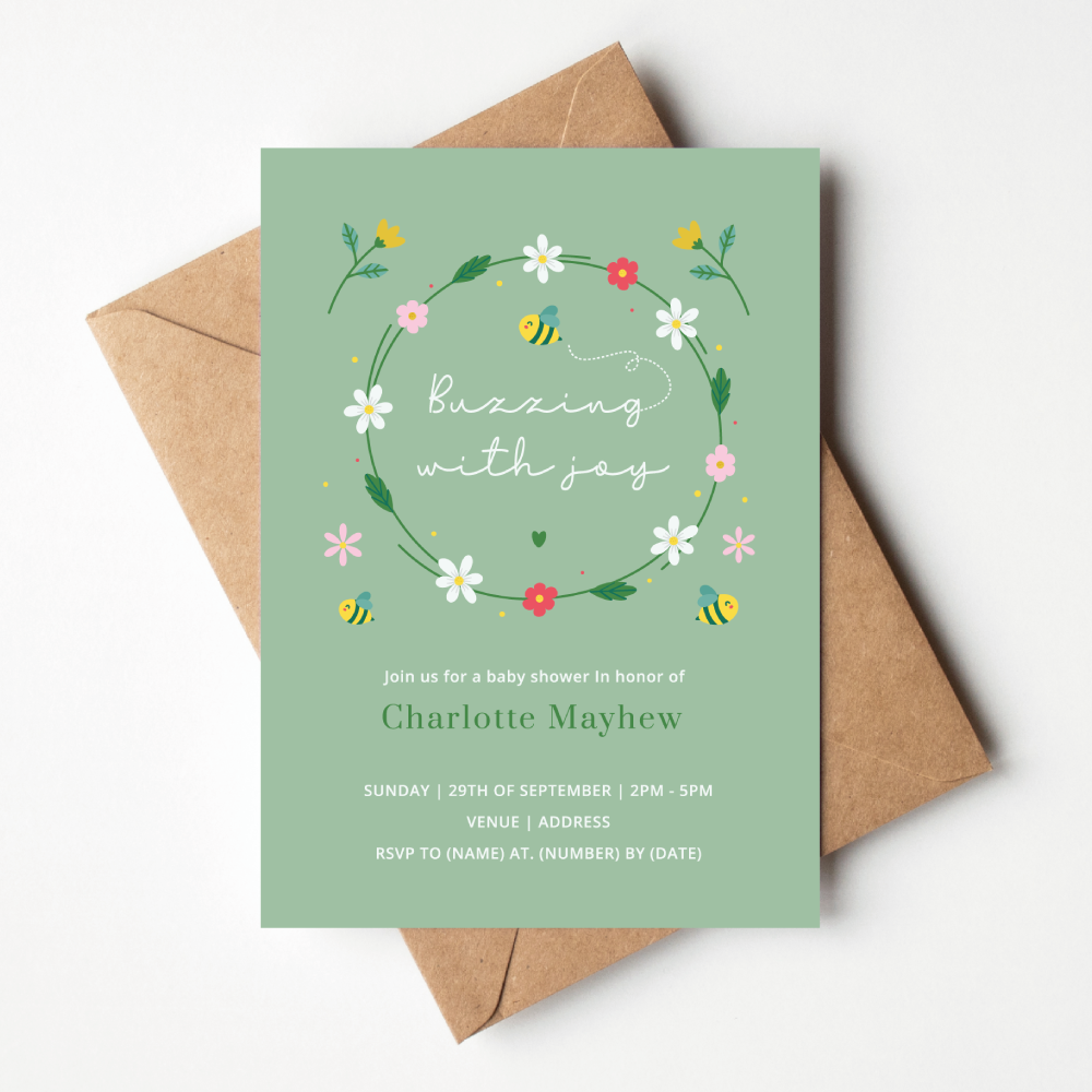 whimsical birthday invite illustrations