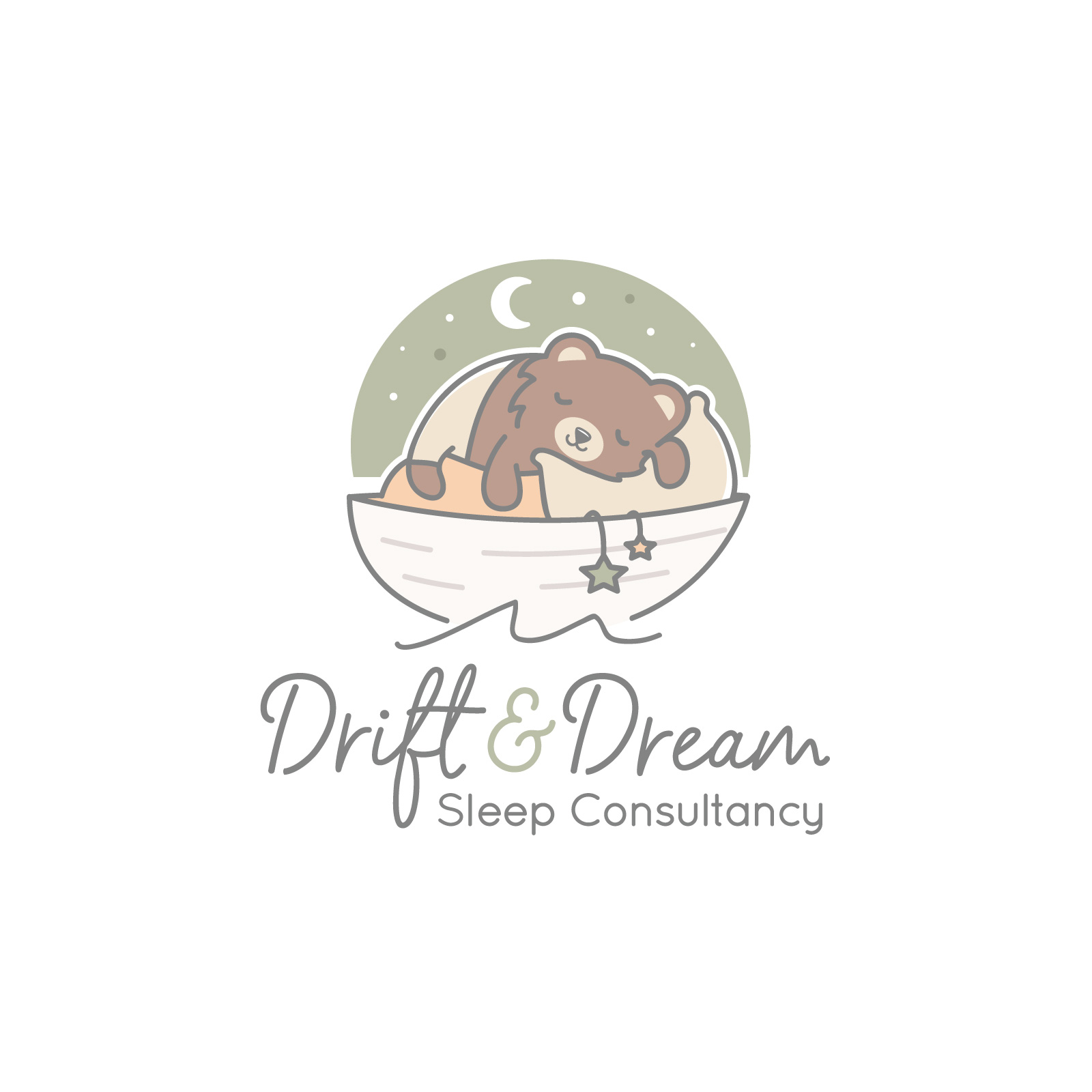 whimsical sleep consultancy logo liza geurts